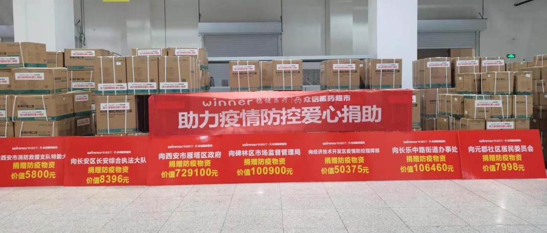 助力西安疫情防控，，，，龙8头号玩家捐赠近四百万防疫物资已抵达